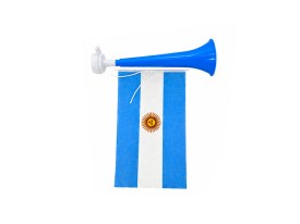 Corneta Argentina con bandera